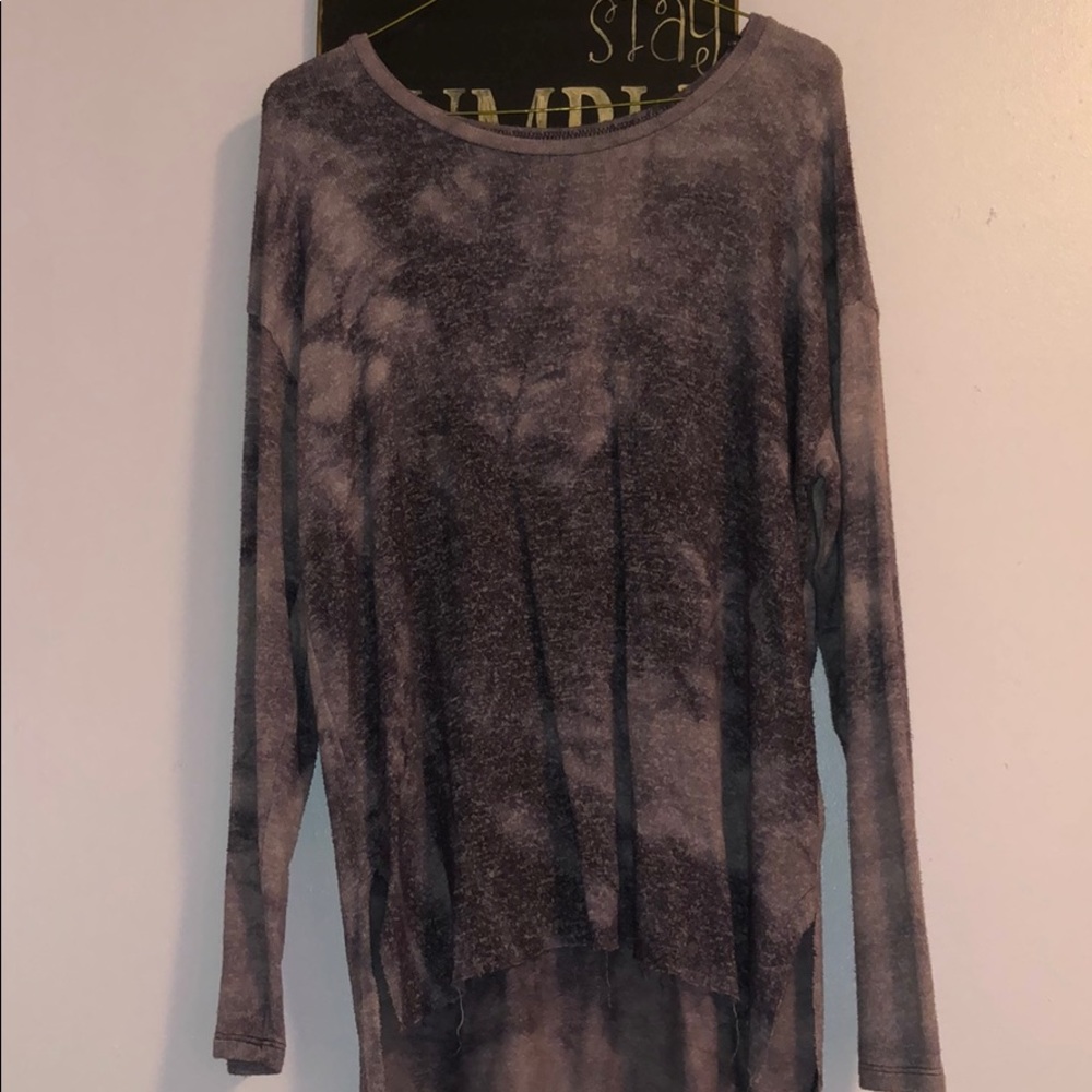 Purple american eagle long sleeve shirt